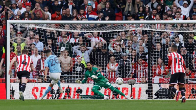 Manchester City golea a Sheffield United y clasifica a la final de la FA Cup