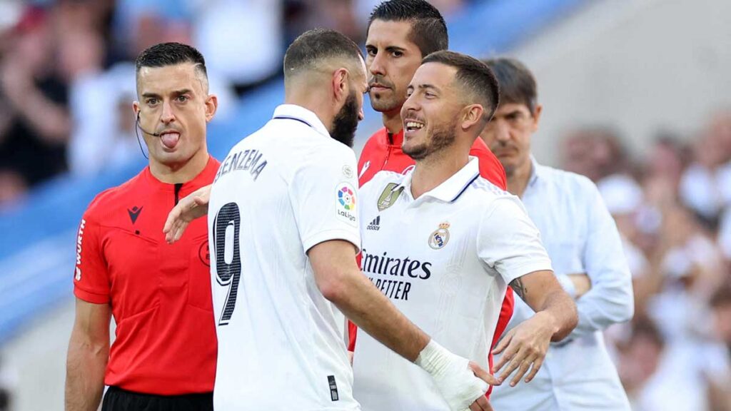 Eden Hazard ingresó de cambio por Karim Benzema, en el triunfo ante el Valladolid. Reuters