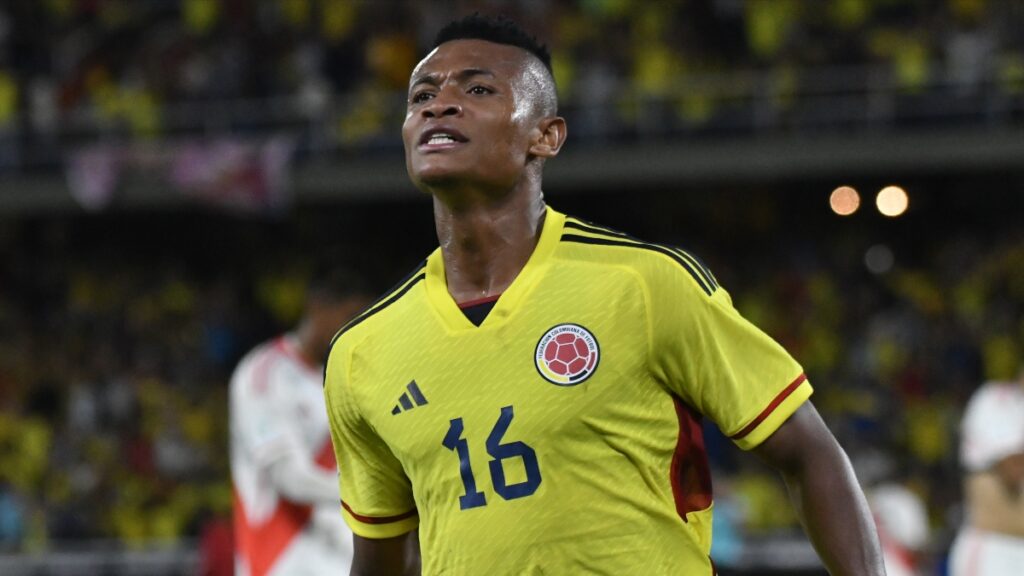 Óscar Cortés con la Selección Colombia Sub-20.