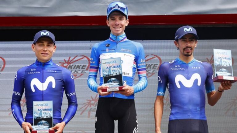 Éiner Rubio e Iván Sosa, doble podio para Colombia en la Vuelta Asturias