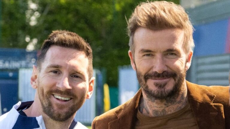 David Beckham visita a Messi y enciende de nuevo los rumores de una posible llegada a la MLS
