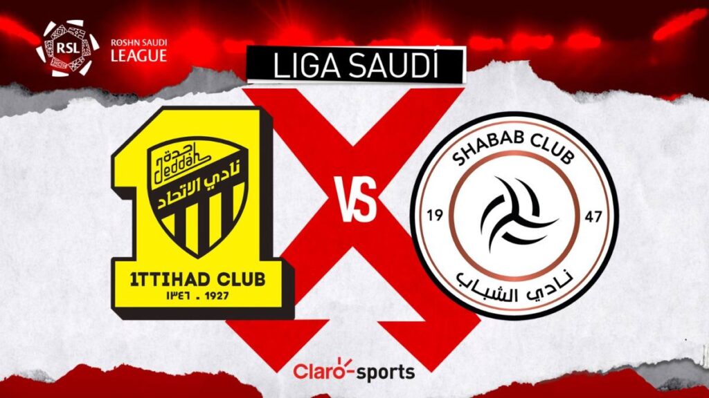 Sigue el partido del Al Ittihad, rival directo de Cristiano Ronaldo en Arabia Saudita, ante el Al Shabab, por la Liga Profesional Saudí.