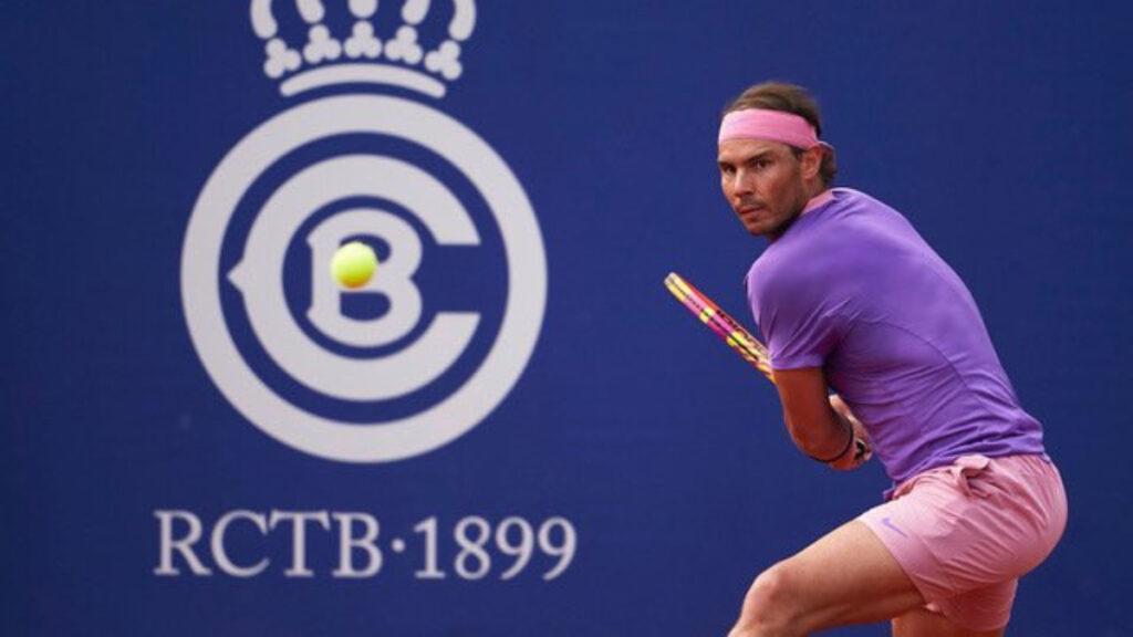 Rafael Nadal, en competencia. - @RafaelNadal.