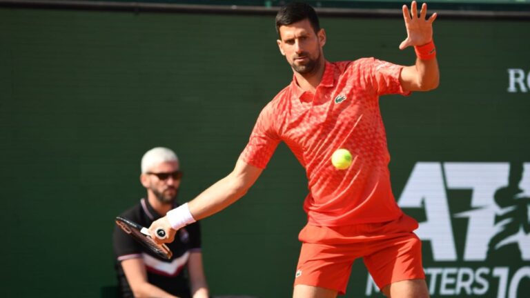 Novak Djokovic comienza pisando fuerte en el Masters 1.000 de Monte-Carlo