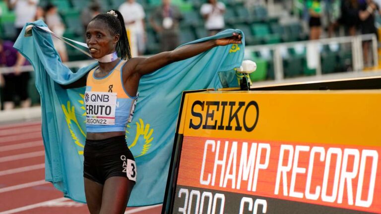 Norah Jeruto, campeona mundial de 3 mil metros con obstáculos, suspendida por dopaje