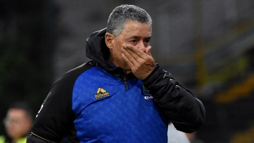 Pedro Sarmiento, entrenador de Once Caldas. - Vizzor Image.