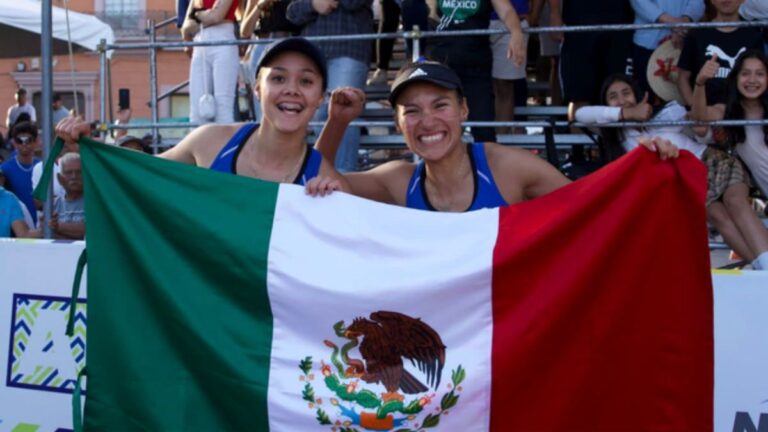 Abril Flores y Atenas Gutiérrez le dan a México el oro en la primera etapa del Tour de Playa 2023