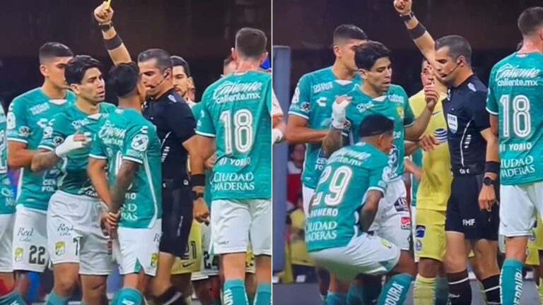 Fernando Hernández explota en el América vs León: ¡Le da un rodillazo a Lucas Romero!
