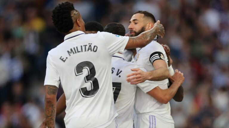 Un Real Madrid en plan demoledor golea 6-0 al Valladolid