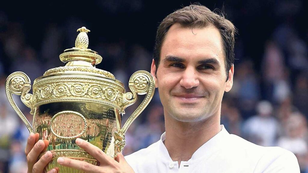 Roger Federer ganó ocho de sus 20 títulos de Grand Slam en el All England Club. AP