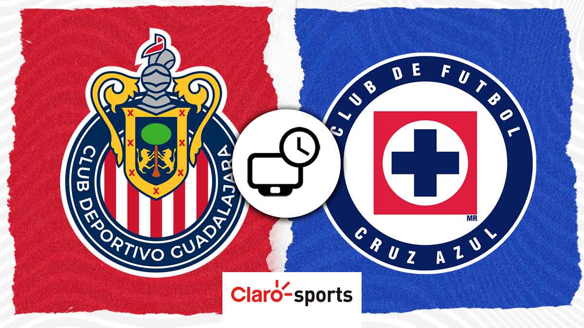Chivas vs Cruz Azul, en vivo Horario y dónde ver hoy por TV el partido