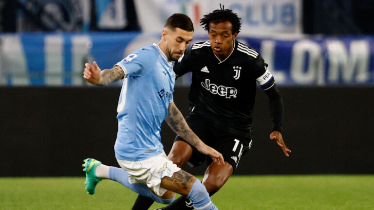 Lazio aterriza a Juventus y a Cuadrado