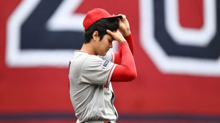 Shohei Ohtani vio rota racha de 36 juegos embasandose en derrota de Angels ante Red Sox