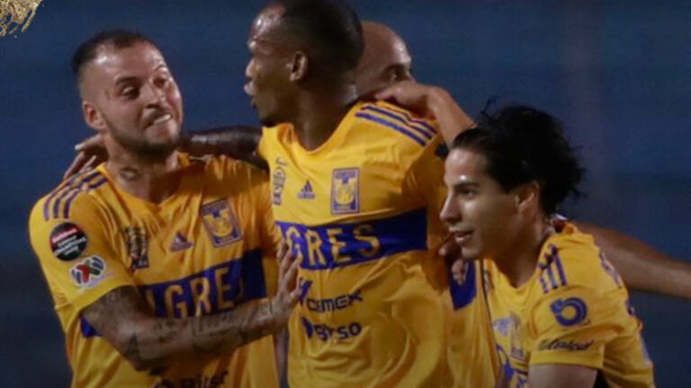 Julián Quiñones le da la ventaja a Tigres en la ida de cuartos de final de Concachampions ante el Motagua
