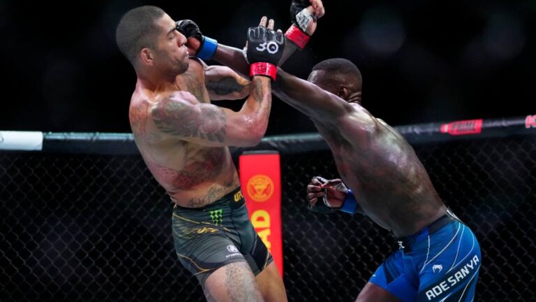Israel Adesanya propina brutal nocaut a Alex Pereira y recupera el título del peso mediano en UFC 287