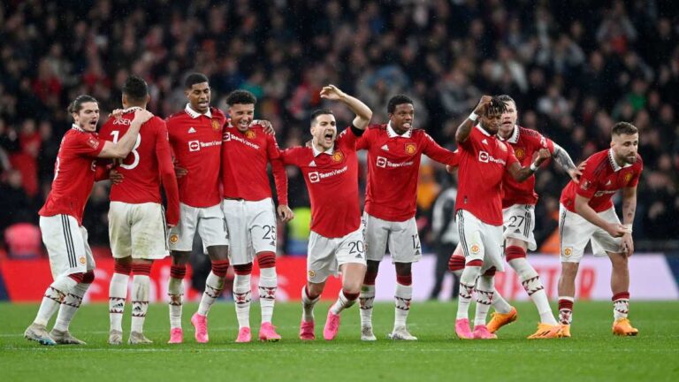 El Manchester United avanza a la final de la FA Cup al vencer al Brighton en dramática tanda de penaltis