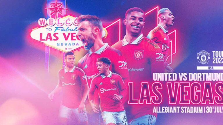 El Manchester United y el Borussia Dortmund jugarán amistoso en Las Vegas