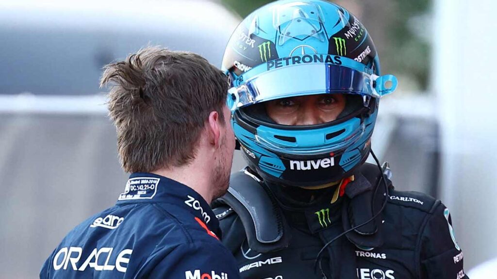 El intenso reclamo de Max Verstappen a George Rusell | Reuters