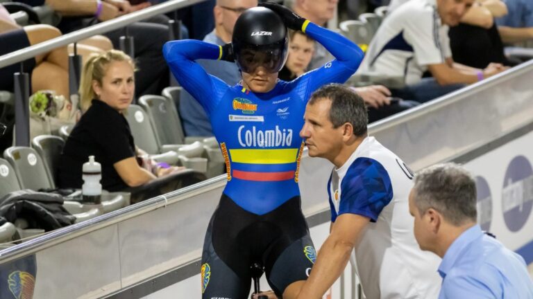 El Keirin le da la segunda medalla de plata a Martha Bayona en la Copa de Naciones UCI