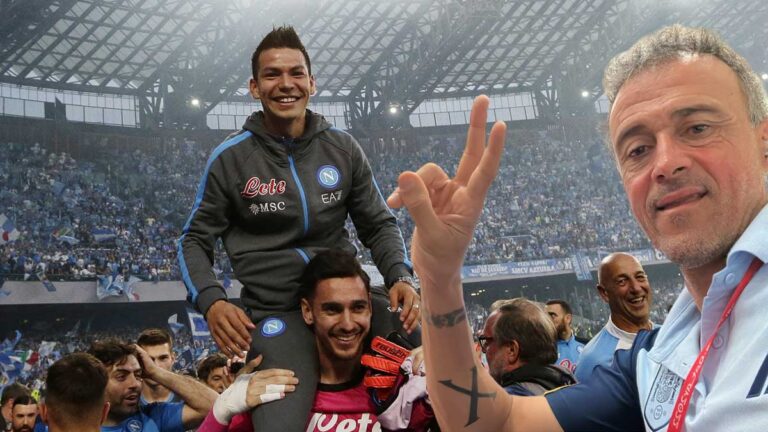 Luis Enrique podría ser el nuevo entrenador del Chucky Lozano en el Napoli