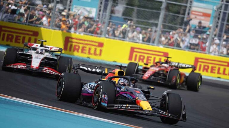 La brutal remontada de Max Verstappen para tomar la cima en el GP de Miami