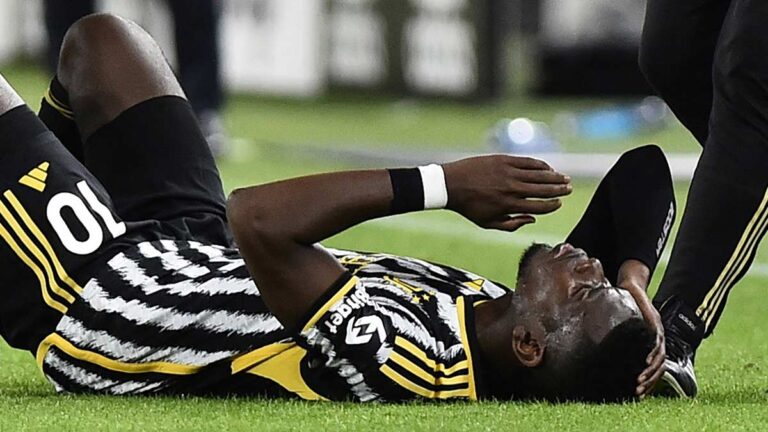 Paul Pogba se vuelve a lesionar, en su primera titularidad con la Juventus