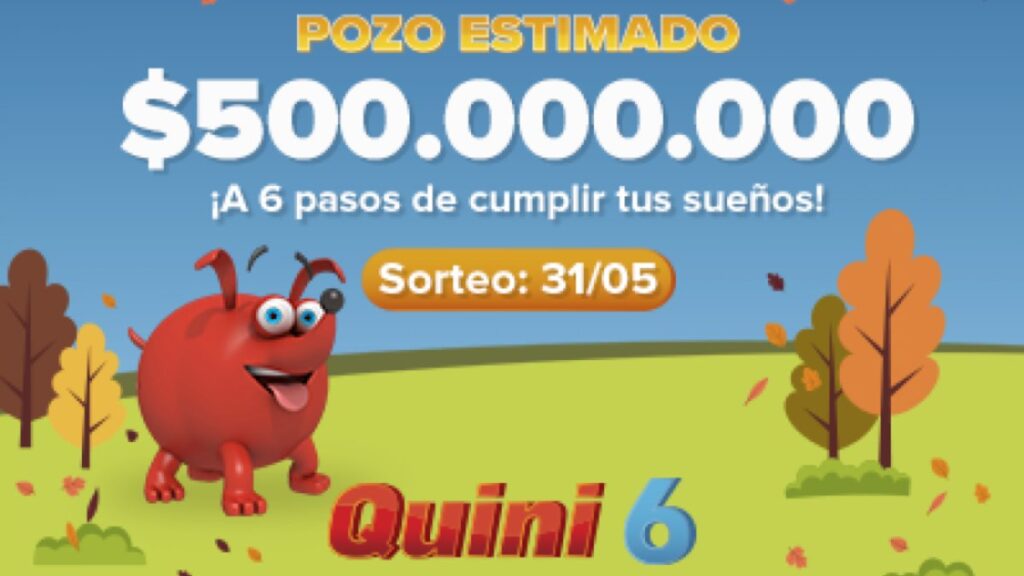 Resultados del Quini 6, sorteo 3065, hoy miércoles 31 de mayo