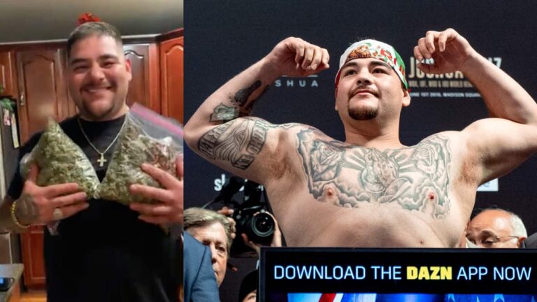 Andy Ruiz: Publican video del boxeador con bolsas de marihuana y un mensaje que asegura engaña a la WADA