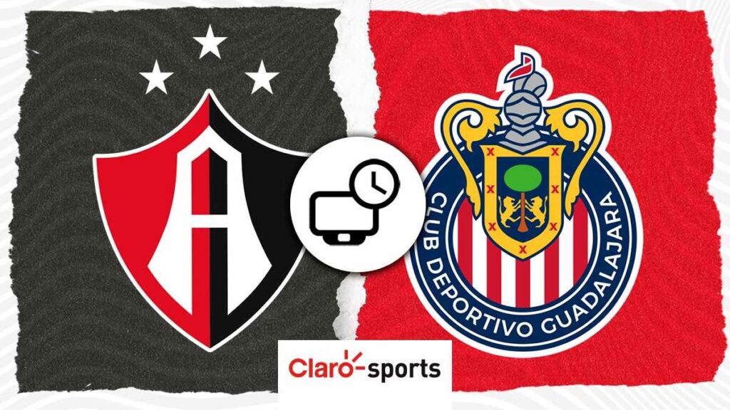 Atlas vs Chivas, en vivo Horario y dónde ver hoy por TV el partido de