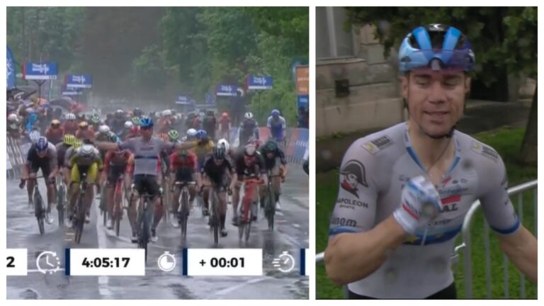 Fabio Jakobsen gana al sprint la segunda etapa en Hungría y Egan Bernal salva el día