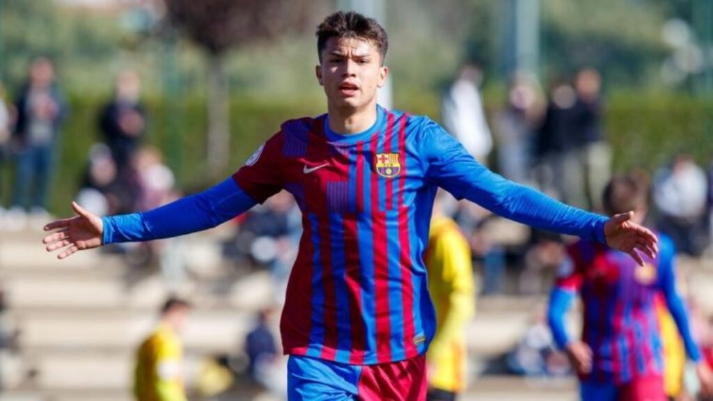 Juan David Fuentes, jugador del Barcelona.