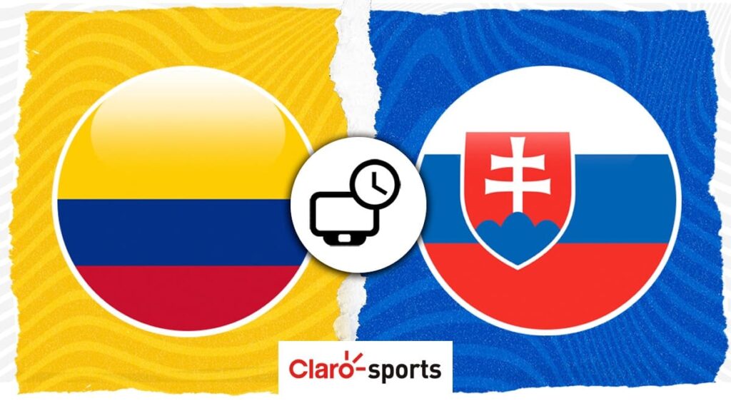 Colombia vs Eslovaquia, horario y dónde ver.
