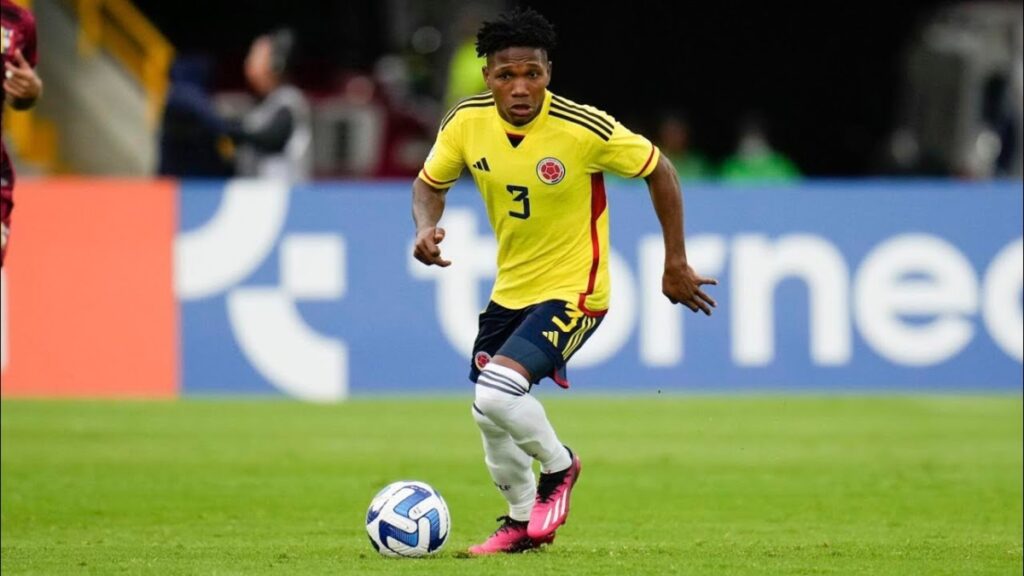 Edier Ocampo, con la Selección Colombia Sub 20.