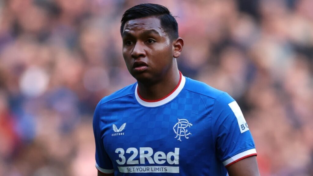 Alfredo Morelos en Rangers de Escocia.