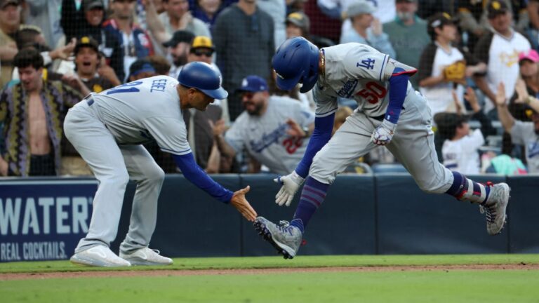 Mookie Betts impide la derrota de Julio Urías y Outman le da la serie a Dodgers ante Padres