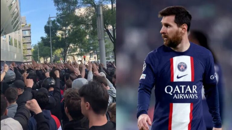Hinchas del PSG se manifiestan en contra de Messi a puro insulto: “Hijo de p…”