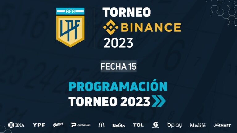 Fecha 15 de la Liga Profesional 2023 Argentina: partidos y resultados en directo