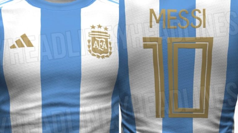 ¡Espectacular! Así es la nueva camiseta de Argentina