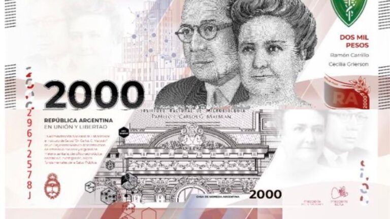 ¿Cómo es el nuevo billete de 2,000 pesos que circula en Argentina y cuáles son las medidas de seguridad?