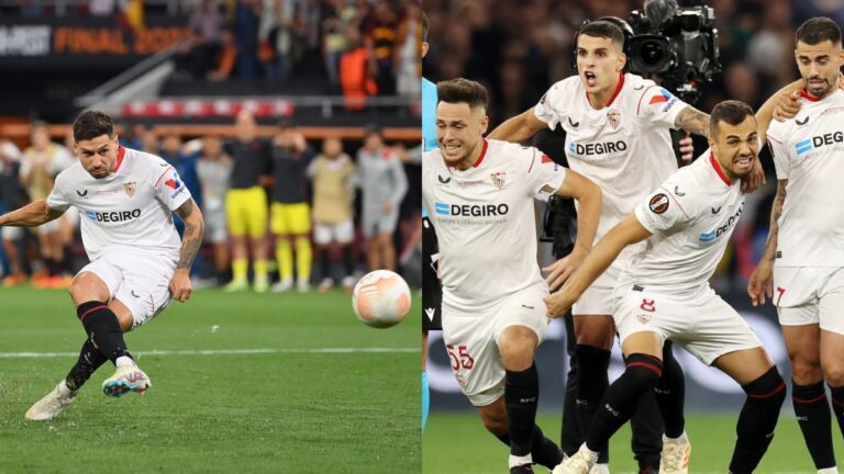 Montiel definió otra final: marcó el penal del título de la Europa League para Sevilla