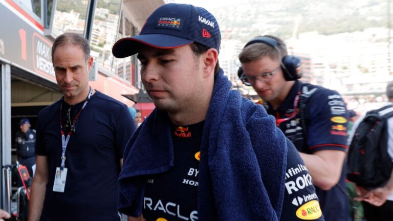 Checo Pérez tras el choque en Mónaco: “Sé que mañana va a ser una carrera imposible”