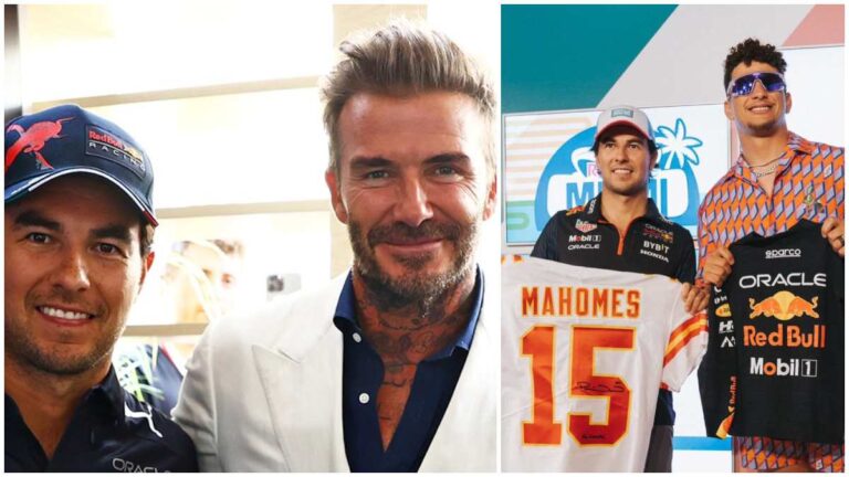 Checo Pérez se inspira en Patrick Mahomes y David Beckham para conquistar el Gran Premio de Miami