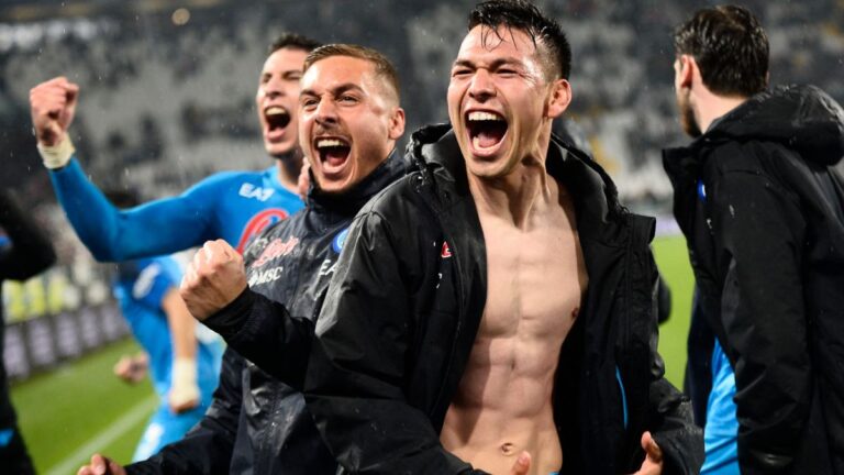 El vestidor del Napoli explota tras ganar la Serie A 2023: ¡No pierdan de vista al Chucky Lozano!