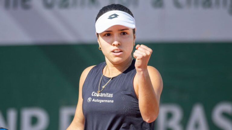 Camila Osorio sigue sonriendo en Roland Garros