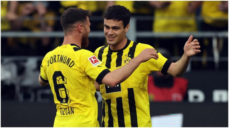 Gio Reyna sella la goleada del Dortmund en su intento de no despegarse del Bayern en la Bundesliga