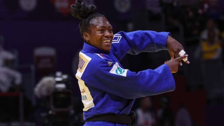 Clarisse Agbégnénou se corona campeona mundial de judo tras convertirse en mamá