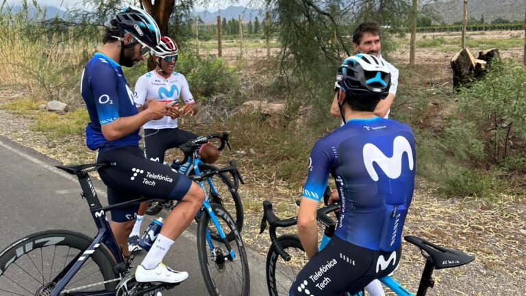 Fernando Gaviria y Éiner Rubio, los líderes del Movistar Team para el Giro de Italia