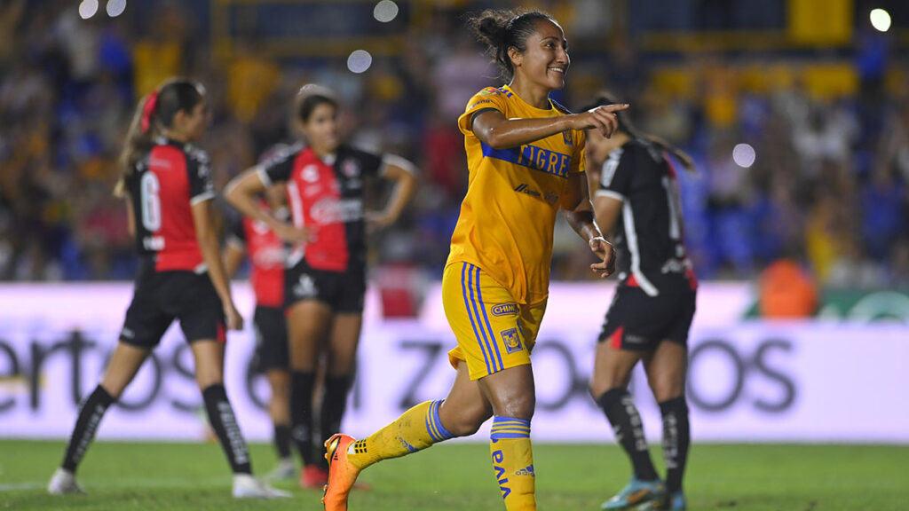 Tigres Femenil se mete a las semifinales tras aplastar al Atlas