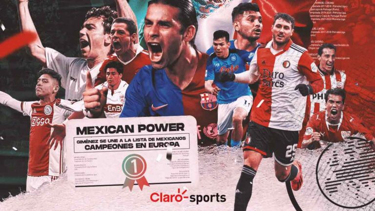 Santiago Giménez y Orbelín Pineda se suman a la lista de mexicanos campeones de Liga en Europa: ¿quién es el que tiene más títulos?