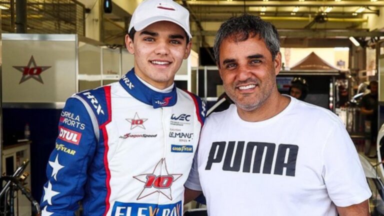 Juan Pablo Montoya destaca el progreso de Sebastián como piloto: “Está en un muy buen sitio ahora”